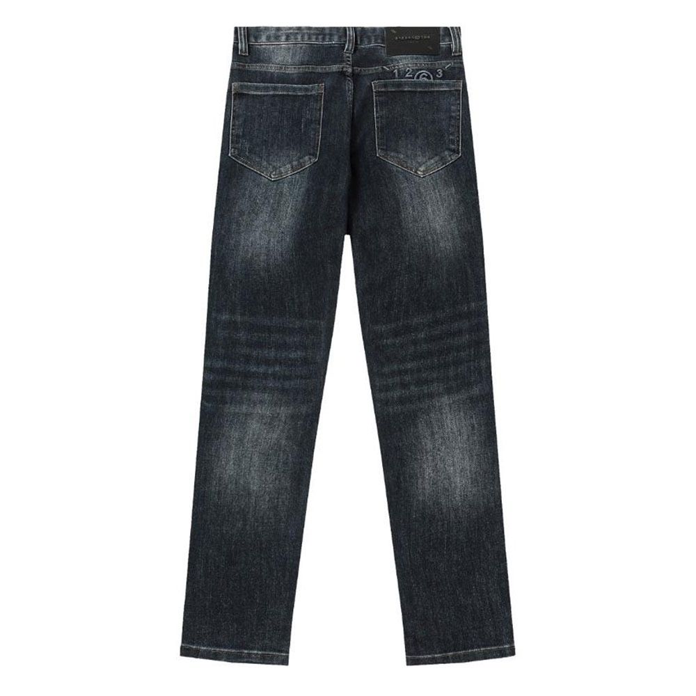 Maison Margiela Blue Numbered Slim Fit Jeans