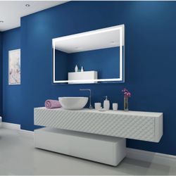 Paris Harmony - 55” X 36” Lighted Bathroom Mirror 6000k - Brand New