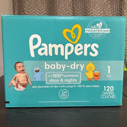 Pampers Baby dry -Size 1-