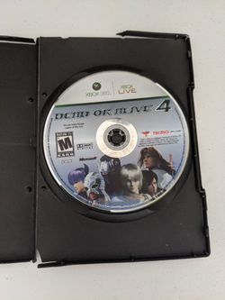 Dead Or Alive 4 Xbox 360 Game 