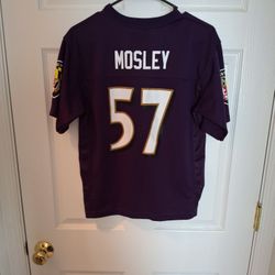 Baltimore Ravens Moseley 57 Youth Large Nfl Football Jersey 
