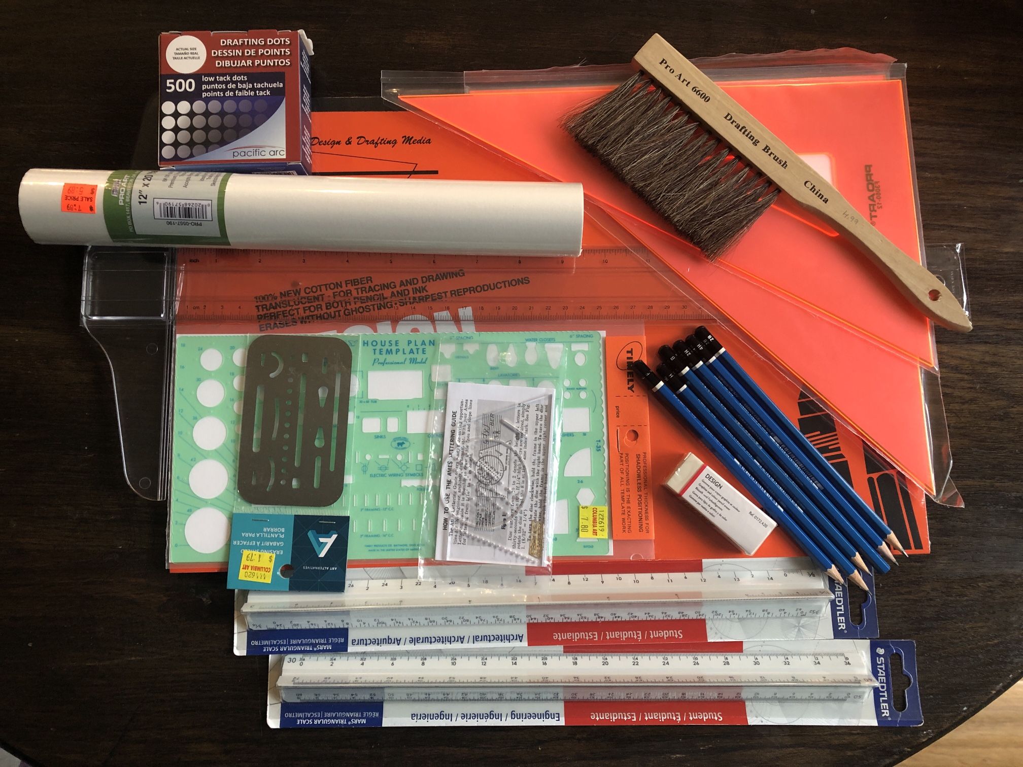 Architecture Tools Drawing Materials