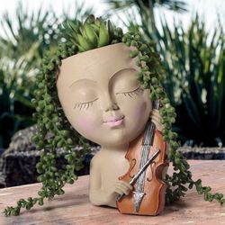 Cute Lady Face Planter Pot Succulent Planter 🪴Please Read Description 🪴Plants Not Included