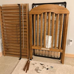 Baby Crib - Solid Wood Construction