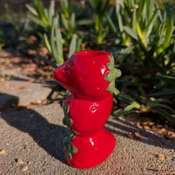 Strawberry Candlestick Holder 