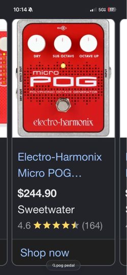 POG guitar pedal