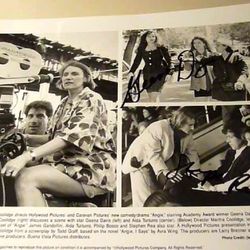 Autographs Geena Davis And Stephen Rea Hand Signed 8x10 B/W Photo Collage 