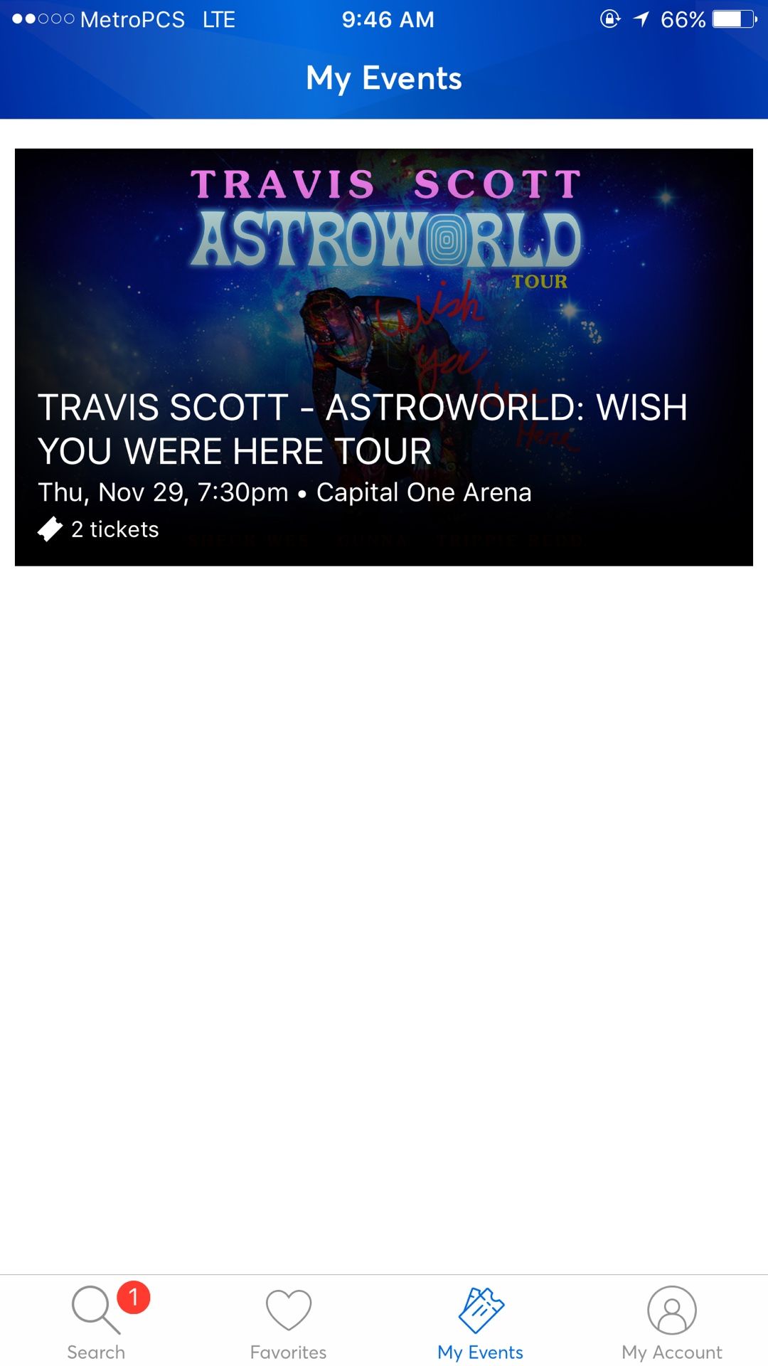 ASTROWORLD TRAVIS SCOTT WASHINGTON DC CAPITAL ONE ARENA