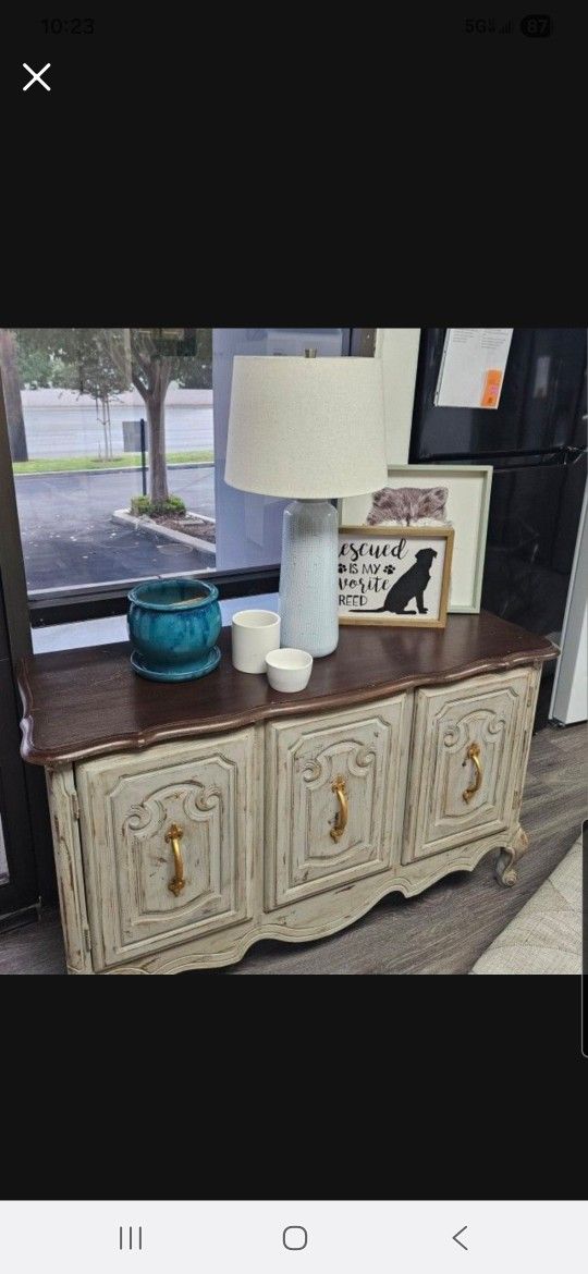 4 Foot Console Side Buffet Table - Only $25!