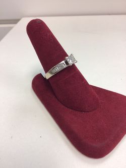 14k White Gold Engagement Ring  Thumbnail