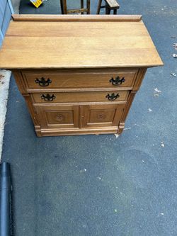 Solid wood cabinet