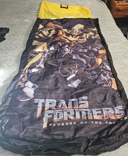 Vintage Transformer inflatable sleeping bag