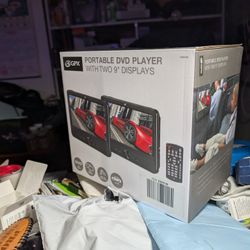 DVD Player With Two 9 Inch Display 