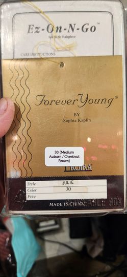 3 available Forever Young Ez-On-N-Go Synthetic Hairpiece – Julie