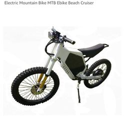 8000 Watt E Bike Street Legal Dirtbike