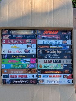 VHS movies tapes cassettes