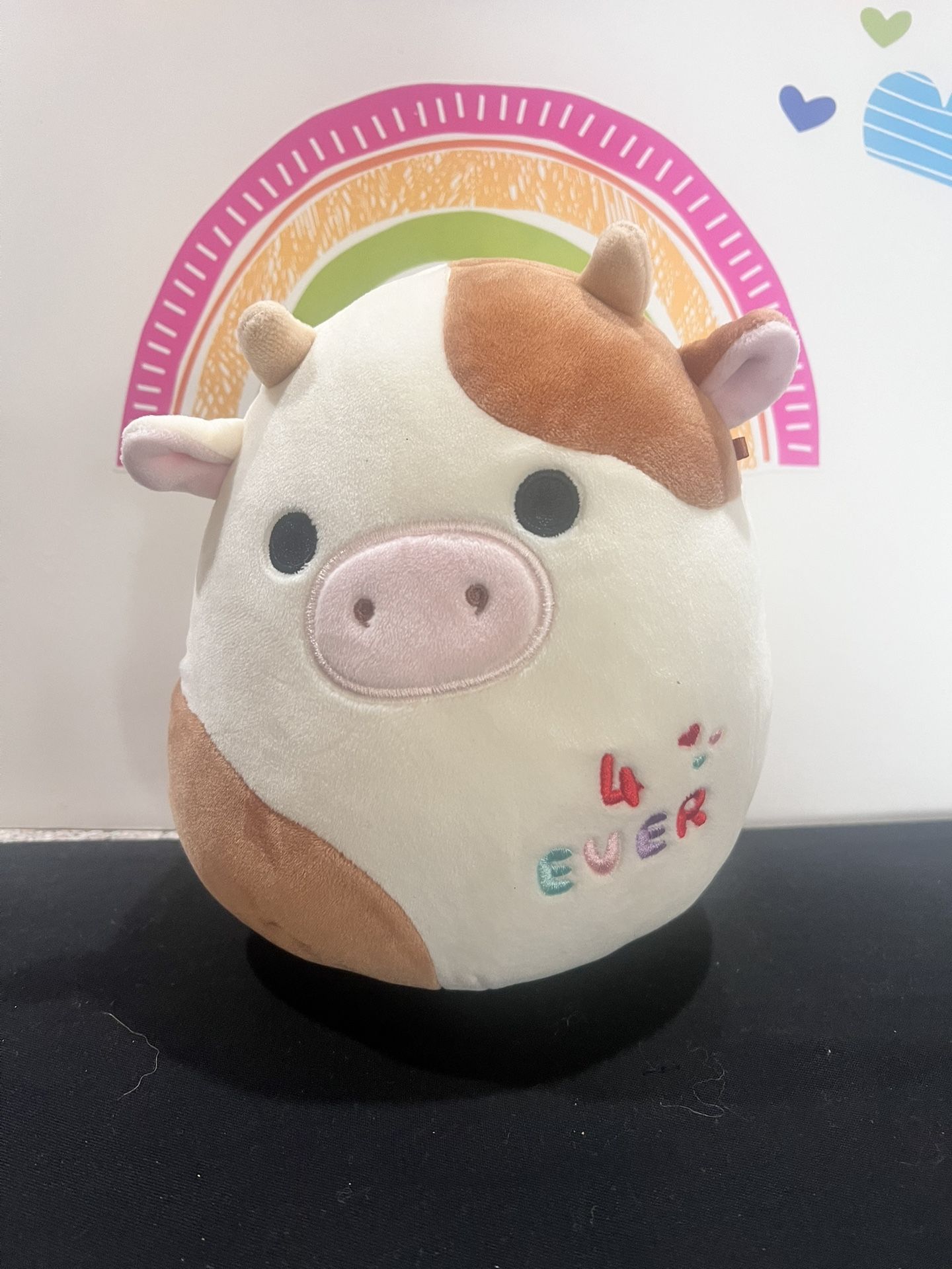 SQUISHMALLOWS RONNIE THE COW 8 INCH SOFT PLUSH