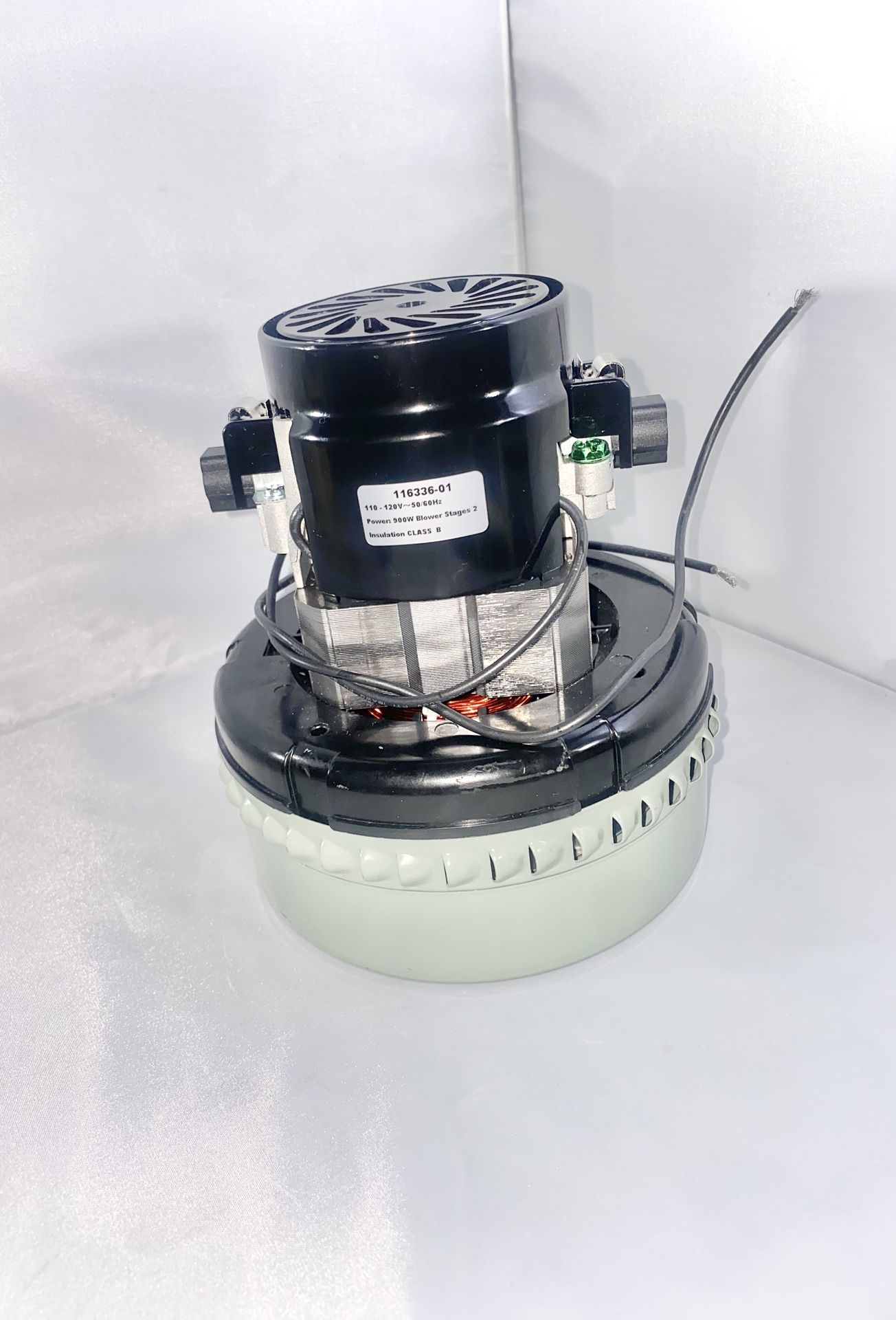 116336-01, 116336-00 120V Vacuum Motor, 2 Stage, High Efficiency, Strong Suction, Low Noise, Energy Efficient, 5.7 Inch,