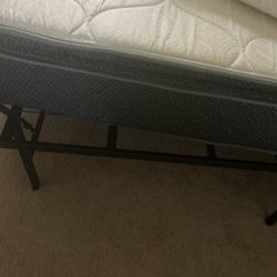 Double Bed Mattress And Metal Frame 