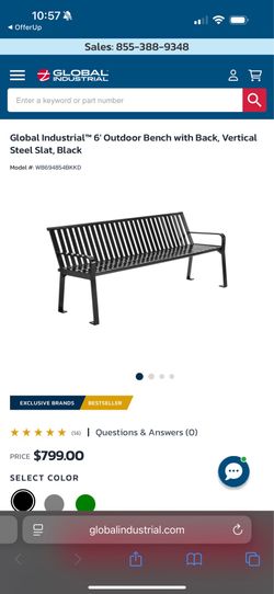 Brand new outdoor bench