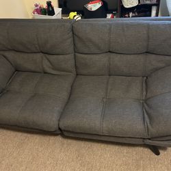  Grey Convertible Futon 