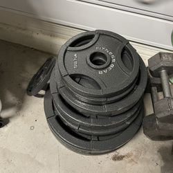 Olympic Weight Set Bar And Collars