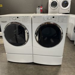 KENMORE LARGE CAPACITY WASHER DRYER ELECTRIC SET 