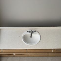 Bathroom Vanity Top With Sink And Faucet