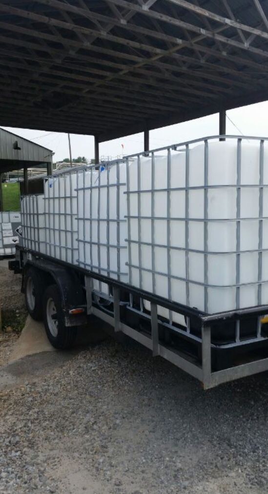 Start your summer business today!!! 275 Gallon Used Water Tank for Sale