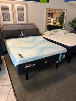🔥Tempur luxe breeze 2.0 medium hybrid & tempur smart ergo adjustable base $2950🔥