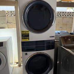 Stackable Gas Electrolux Front Load Washer And GAS dryer