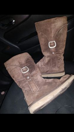 Uggs sheepskin women's boots size 8