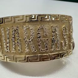 289.7 Gms 10KT Yellow Gold Solid Chino Link Bracelet