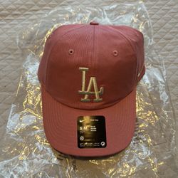 Pink LA Dodgers Hat
