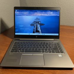HP  ZBook 14u g6 i7 8665U WX3200M Good Condition 16GB RAM 512GB NVMe SSD