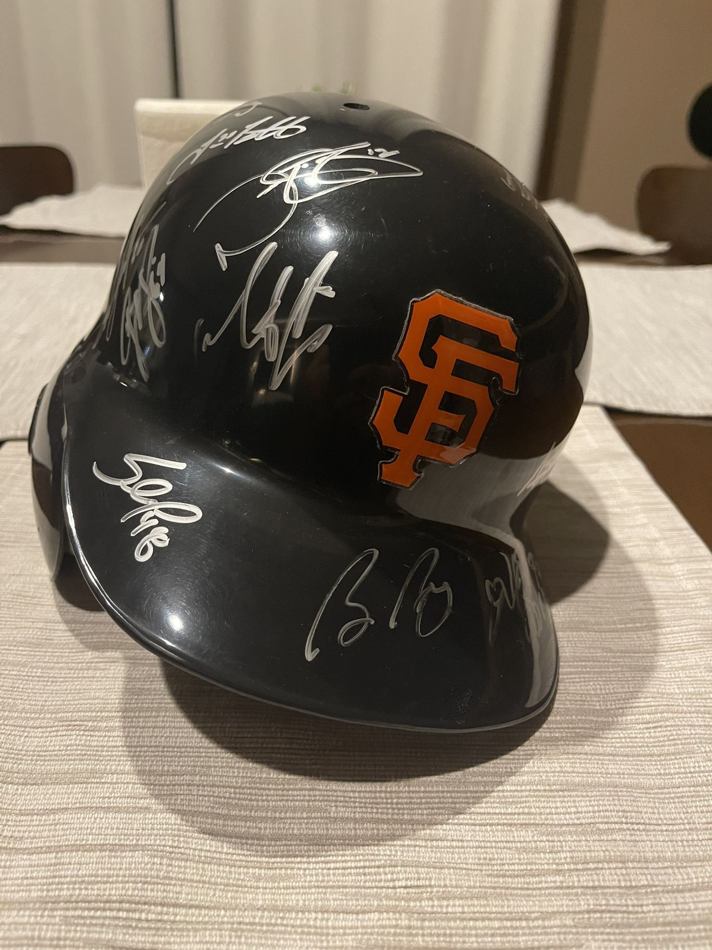 2010 Sf Giants Autographed Batting Helmet