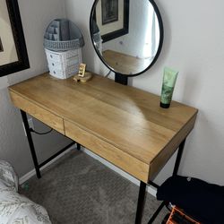 Computer Desk With Mirror 