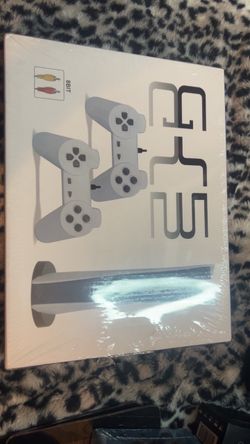8-Bit Retro Game Console with Two Controllers