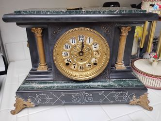 Antique Seth Thomas  Mantel Clock  - Lion Head