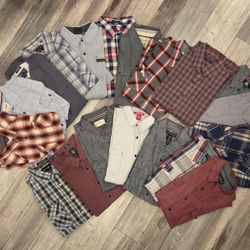 19 Mens Button Shirts  $25 Bundle 