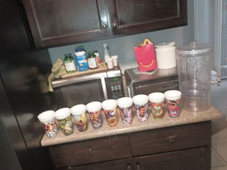 All 9 McDonald's world cup cups full collection set