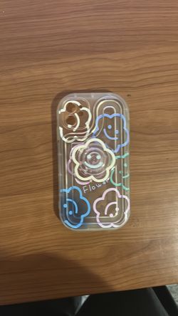 Iphone 11 Smiling Face Flower Phone Case With Holder Compatible