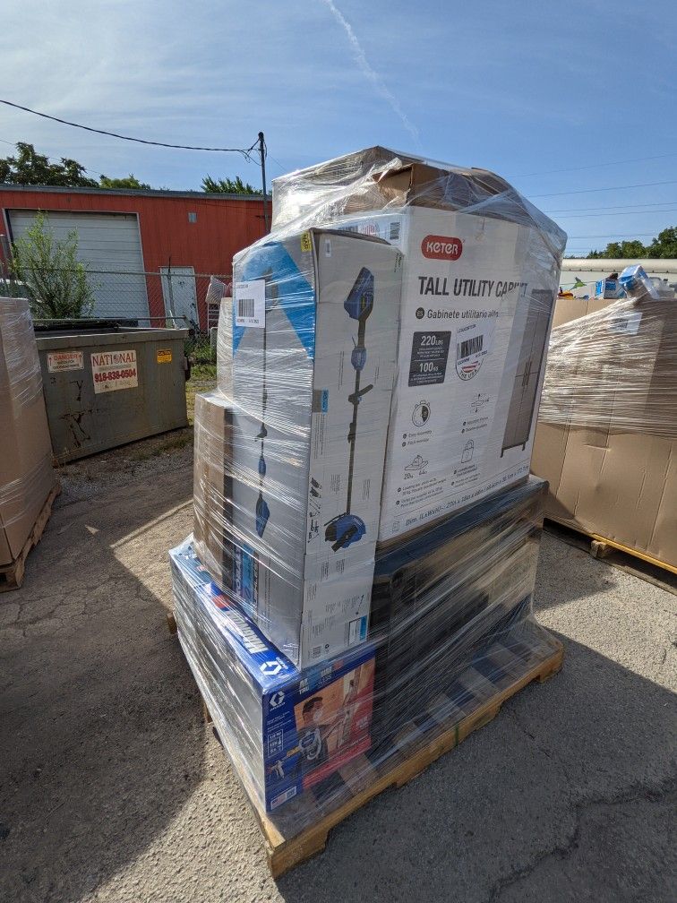 Fresh L@wes load just arrived pallet sale $50 to $100 off select pallets starting at $99