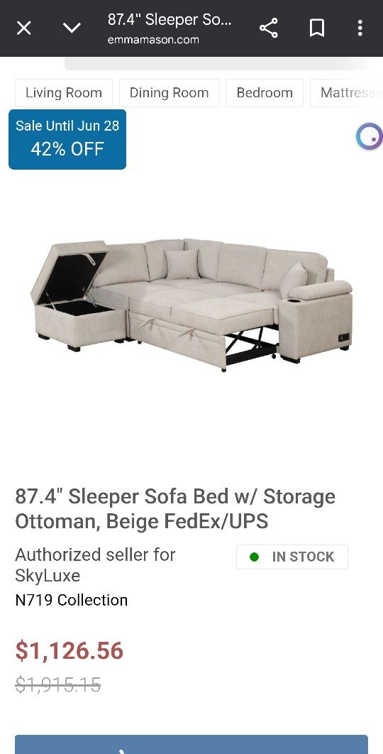 Sofa Bed Brand New