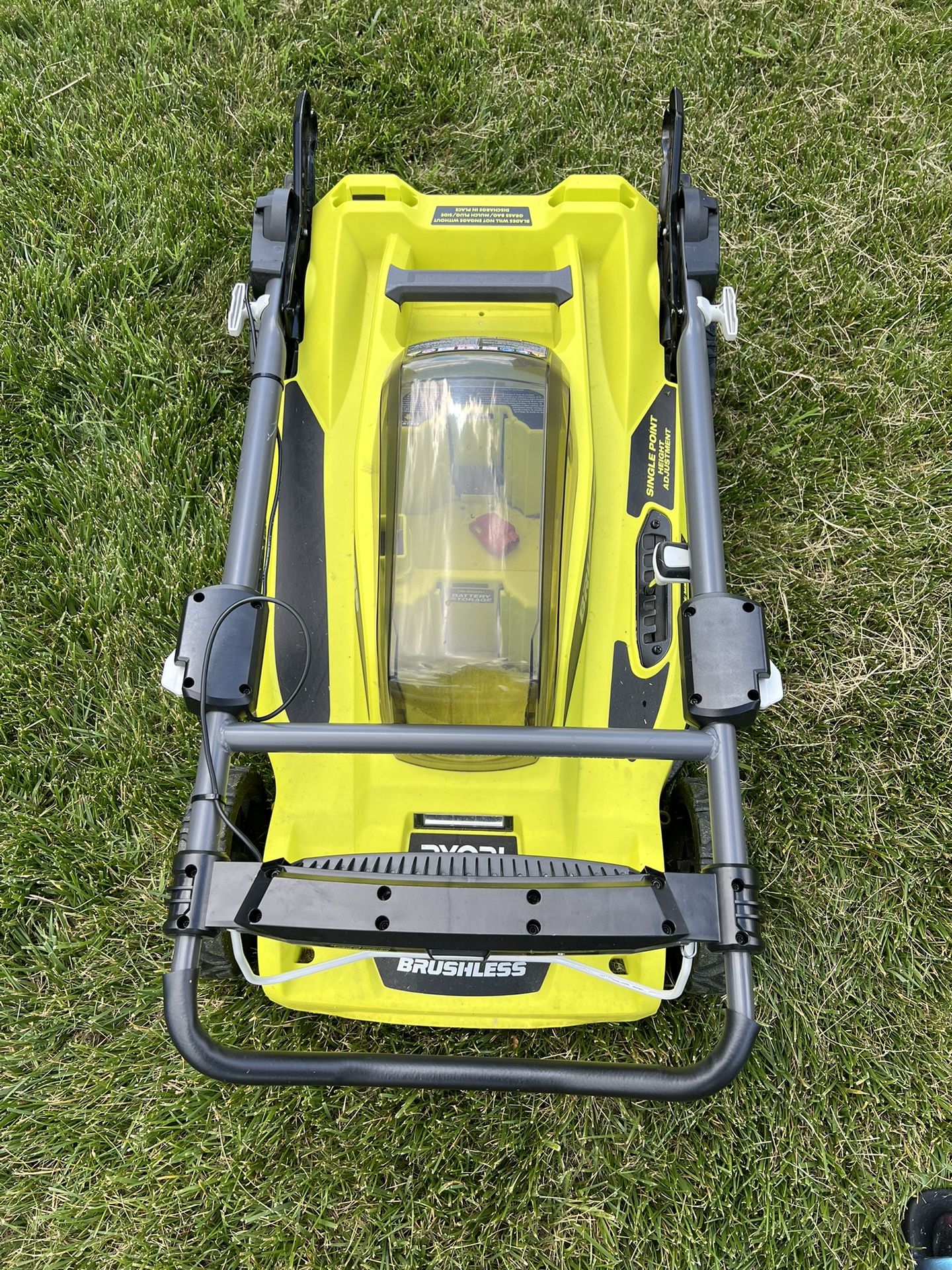 Ryobi Cordless Push Lawn Mower 20 in. 40-Volt with Cordless Battery Walk Behind Push Mower with 6.0