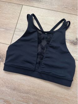 Lululemon Energy Bra Flocked Special Edition Rare Black