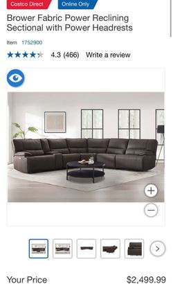 Brower Fabric Power Reclining Sectional