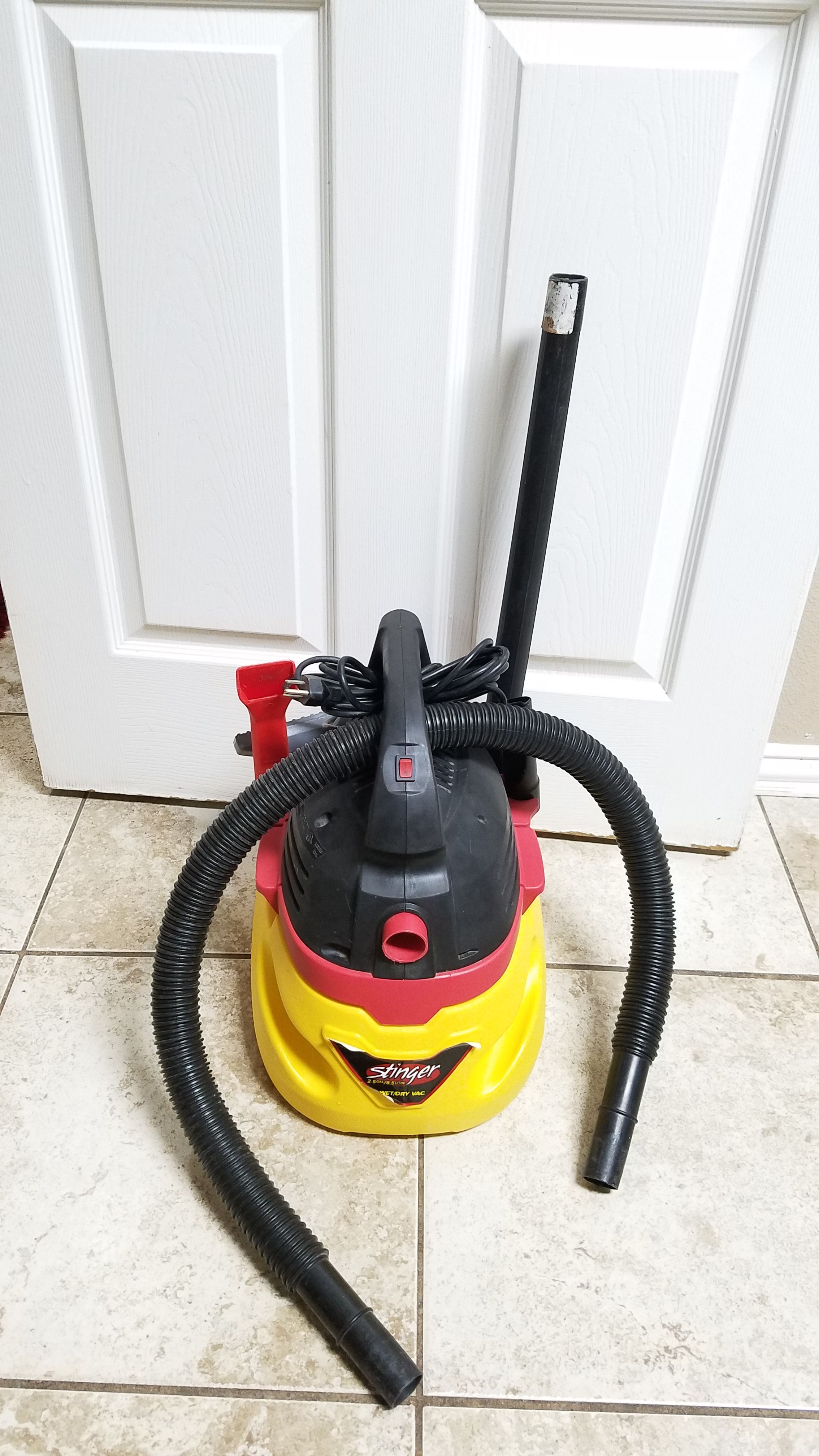 Stinger 2.5 Gal / 9.5 Liter WET / Dry Vac