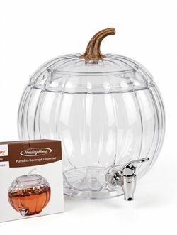 Holiday Home Pumpkin Beverage Dispenser