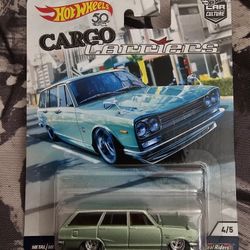 Hot Wheels Premium Car Culture Cargo Carriers Nissan C10 Skyline Wagon - NEW!